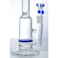 Single Blue Waben Wasser Hookah Glas Rauchen Wasser Rohre (ES-GB-321)